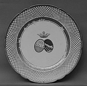 Dinner plate by Couderc, Couderc-Bucher