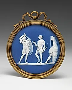 Diomedes prevented by Apollo from pursuing Aeneas (?)