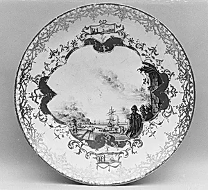 Dish by Meissen Manufactory