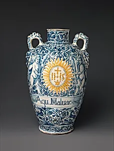 Drug vase (one of a pair)