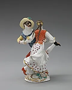 Dutch dancers by Chelsea Porcelain Manufactory