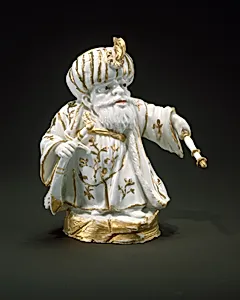 Dwarf as a Turkish Pasha by Capodimonte Porcelain Manufactory