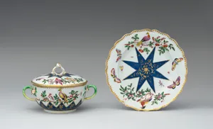 Écuelle with cover and underplate