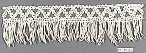 Edging with fringe by Unknown Artist
