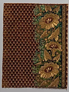 Embroidery sample for a man’s suit
