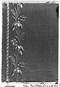 Embroidery sample for a man’s suit or waistcoat