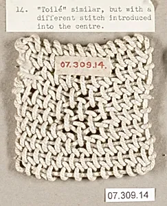Example of lace stitch