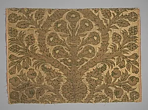 Fragment with Sempervivum tectorum motif by Unknown Artist