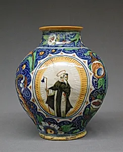 Globular vase