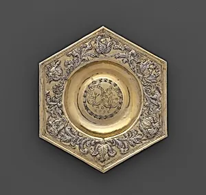 Hexagonal dish by Unknown Artist