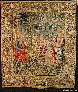 Jacob Burying Idols Under an Oak Tree from The Story of Jacob series