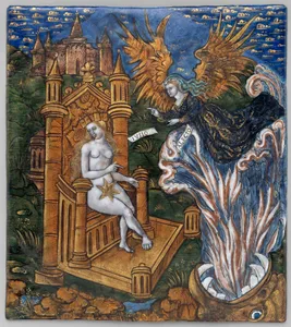 Juno, Seated on a Golden Throne, Asks Alecto to Confuse the Trojans (Aeneid, Book VI)