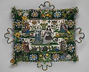 King Charles II and Catherine of Braganza with allegories of the four continents