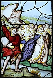 King David driven from Jerusalem