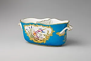 Liqueur bottle cooler (seau ovale à liqueur) (one of a pair) (part of a service) by Sèvres Manufactory|François-Joseph Aloncle