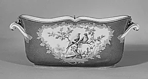 Liqueur bottle cooler (seau ovale à liqueur) (one of a pair) (part of a service) by Sèvres Manufactory|François-Joseph Aloncle