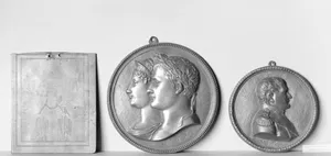 Medallion plaque to celebrate the marriage of Napoleon Bonaparte and the Archduchess Marie-Louise