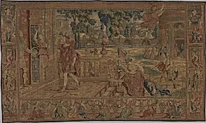 Mercury Changes Aglauros to Stone, from the Story of Mercury and Herse by Willem de Pannemaker|Giovanni Battista Lodi da Cremona|Giovanni Francesco Penni