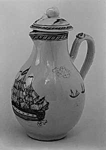 Milk jug with cover (part of a set)