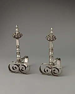 Miniature andiron (one of a pair) (part of a set) by George Manjoy