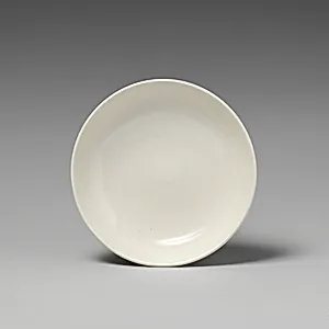 Miniature saucer (one of five) (part of a set) by Unknown Artist