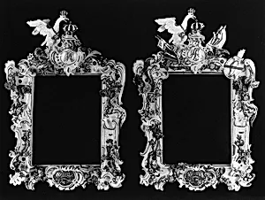 Mirror (one of a pair) by Meissen Manufactory
