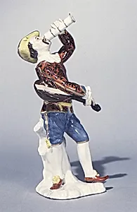Musician drinking by Meissen Manufactory|Johann Joachim Kändler