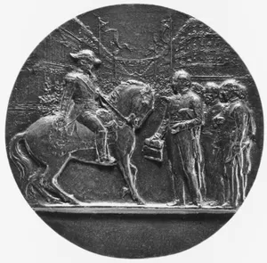 Napoleon III on Horseback, Inaugurating the Boulevard de Strasbourg