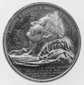 Napoleon Lying Dead at St. Helena/ Commemoration of the return of Napoleon's remains to France (1840)