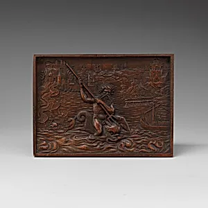 Neptune Riding a Dolphin