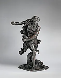 Neptune with a dolphin