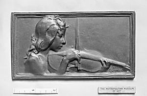 Nude bust of girl playing the violin (Le Violon)