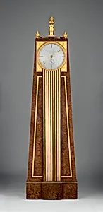 Obelisk clock with a Franklin movement
