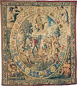 October from a set of Medallion Months