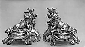 Pair of andirons