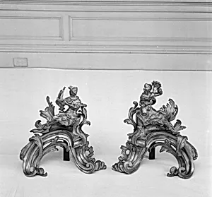 Pair of andirons