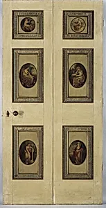 Pair of doors with scenes after Angelica Kauffman
