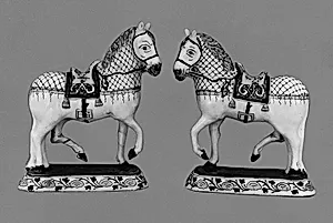 Pair of horses by Anthoni Pennis|De Twee Scheepjes (The Two Little Ships)