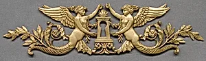 Pair of keyhole escutcheons