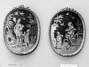 Pair of medallions