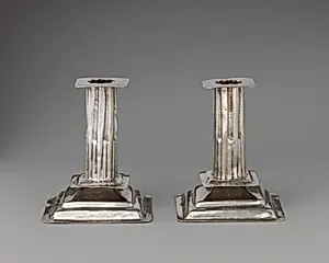 Pair of miniature candlesticks