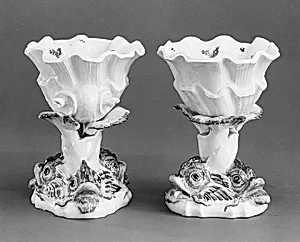 Pair of orange stands (part of a service) by Meissen Manufactory|Johann Friedrich Eberlein