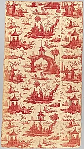 Pair of quilted panels