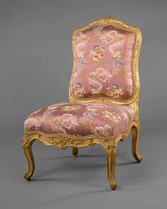 Pair of side chairs (chaises à la reine)