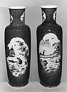 Pair of vases by Meissen Manufactory|Johann Ehrenfried Stadler