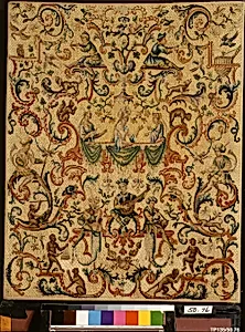 Panel for a fire screen