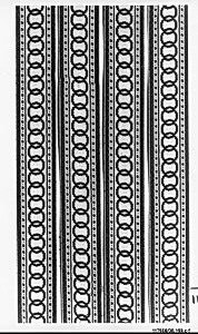 Part of a chair cover