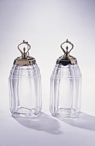 Perfume bottle (one of six) (part of a set)