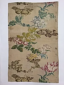 Piece of dress silk by Unknown Artist
