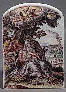 Plaque by Meissen Manufactory|Franz Ferdinand Mayer|Johann Sadeler I|Christoph Schwarz